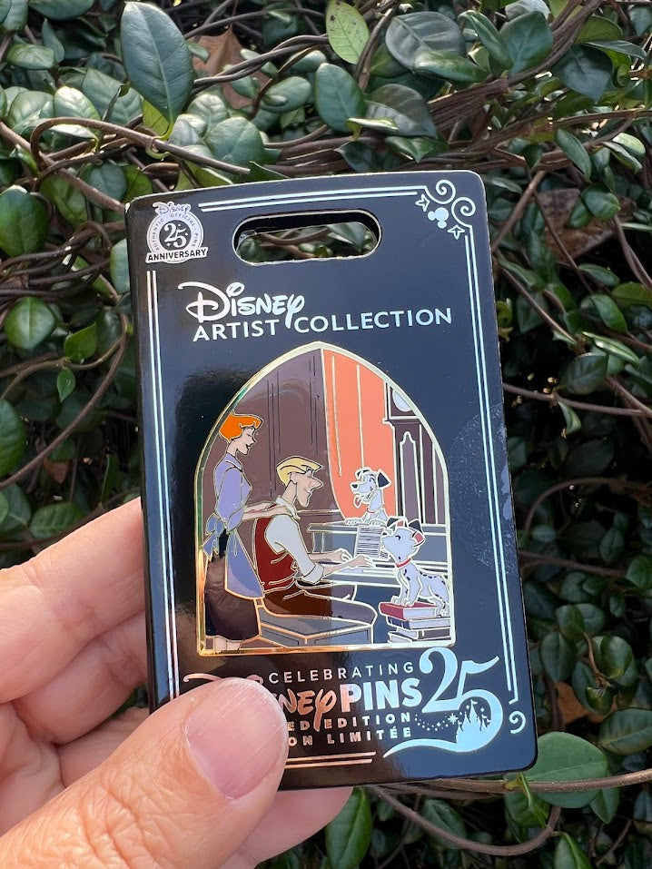 101 Dalmatians What's all the Hurry Artist Collection Limited Edition Disney Pin