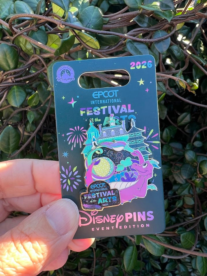 Figment & World Showcase 2026 Epcot Festival of the Arts Limited Edition Disney Pin