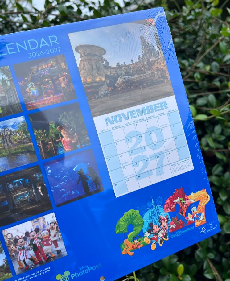 2027 Walt Disney World 16 Month Calendar