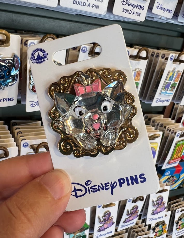3D Crystal Marie Aristocats Disney Pin