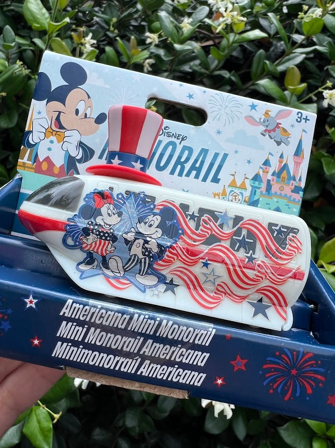 4th of July Mini Monorail Toy Disney Parks