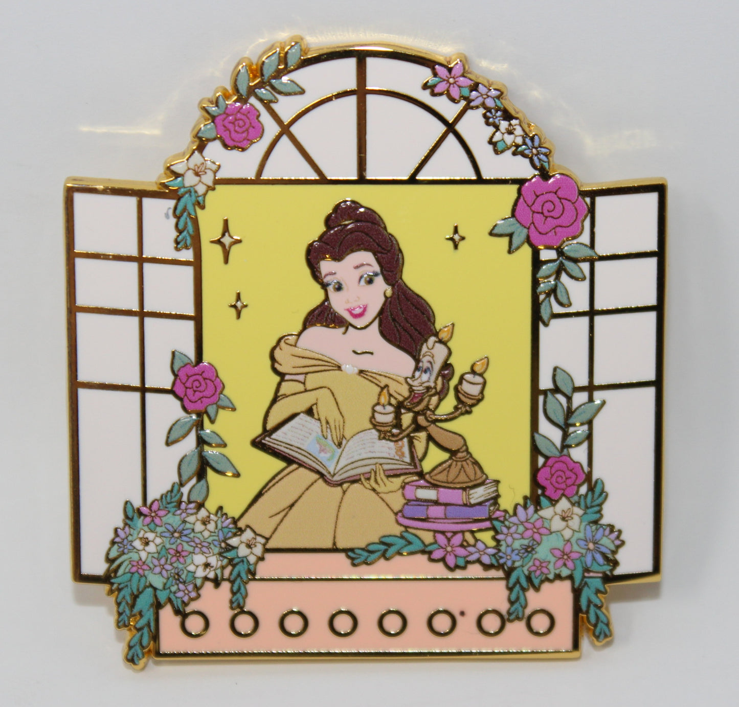 Belle Disney Princess Balcony Scene Mystery BoxLunch Pin