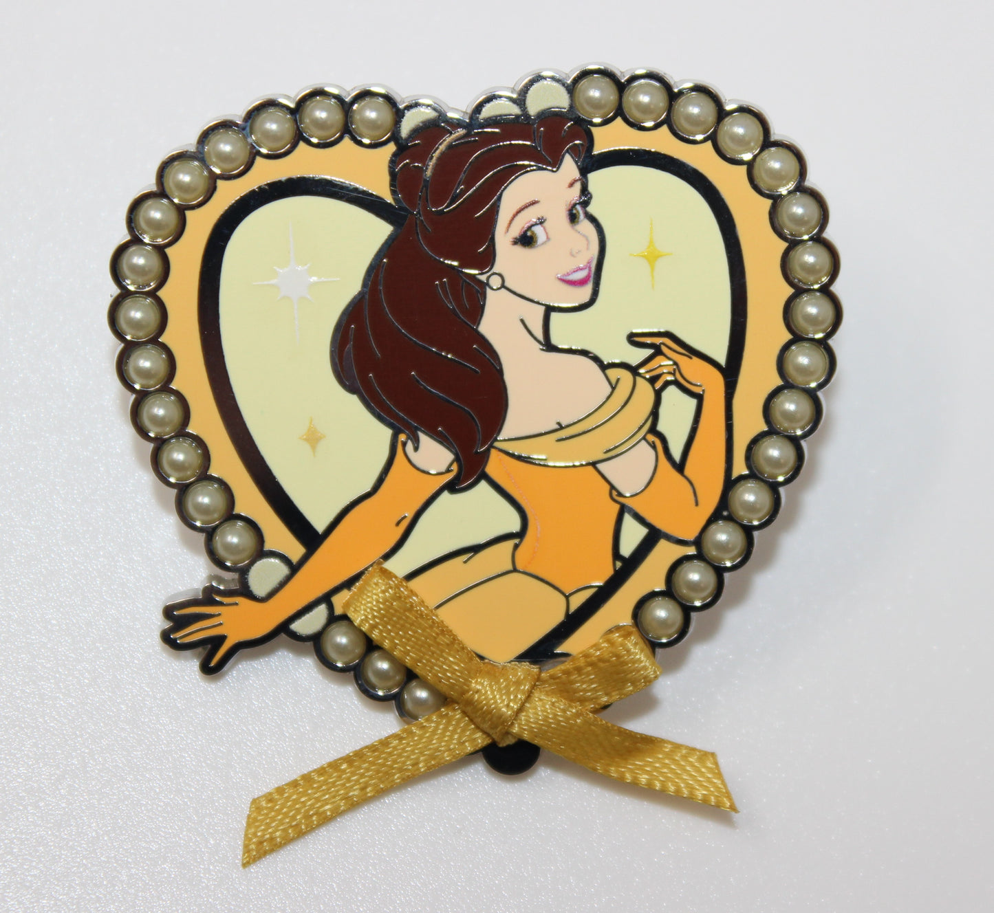 Belle Disney Princess Heart Portraits Mystery BoxLunch Pin