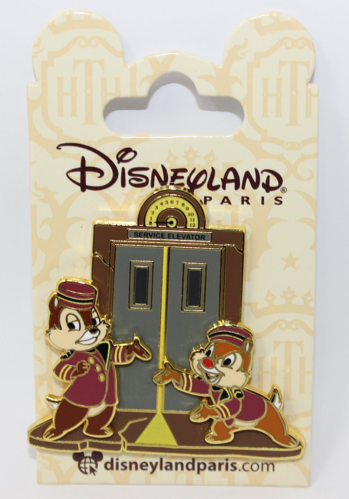 Chip & Dale Bellhops Tower of Terror Disneyland Paris Disney Pin