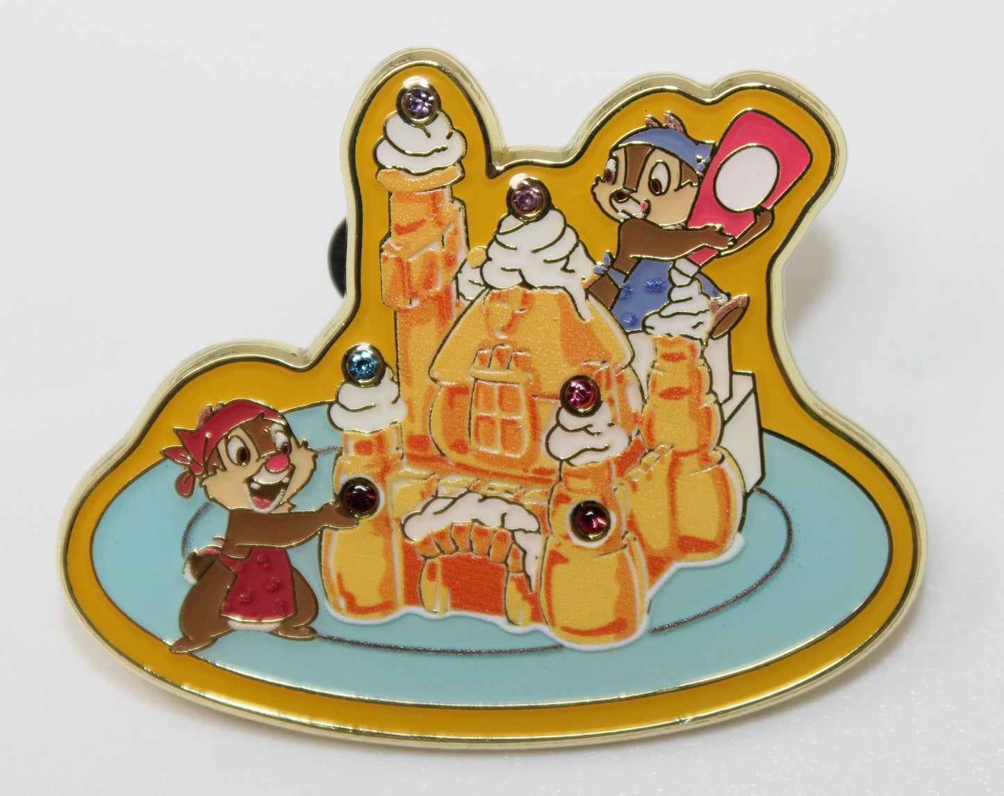 Chip & Dale Egg Puff Castle Hong Kong Cuisine Mystery Disney Pin