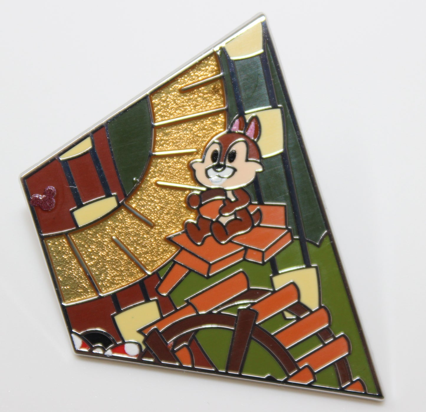 Chip Swiss Family Treehouse Attraction Map Puzzles Mystery Disney Pin
