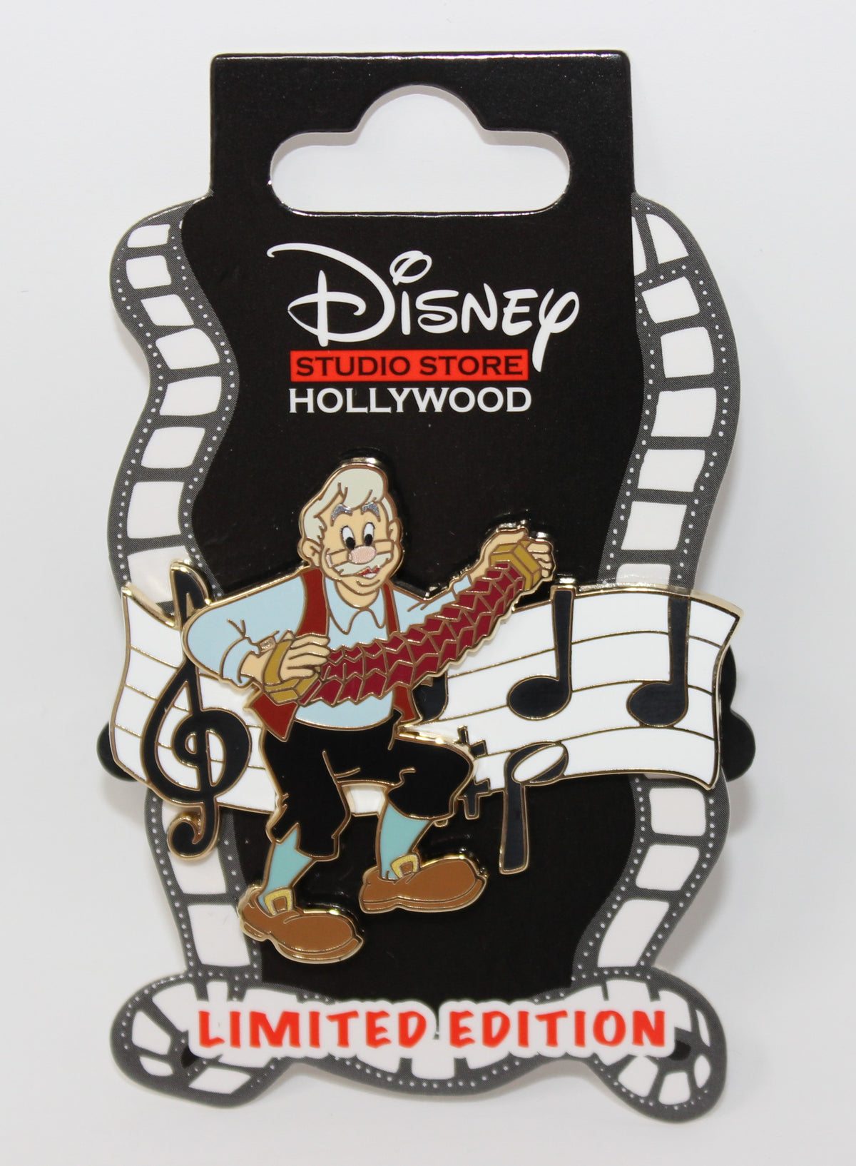 Geppetto D23 Expo 2024 DSSH Instrumental Cast Disney Pin