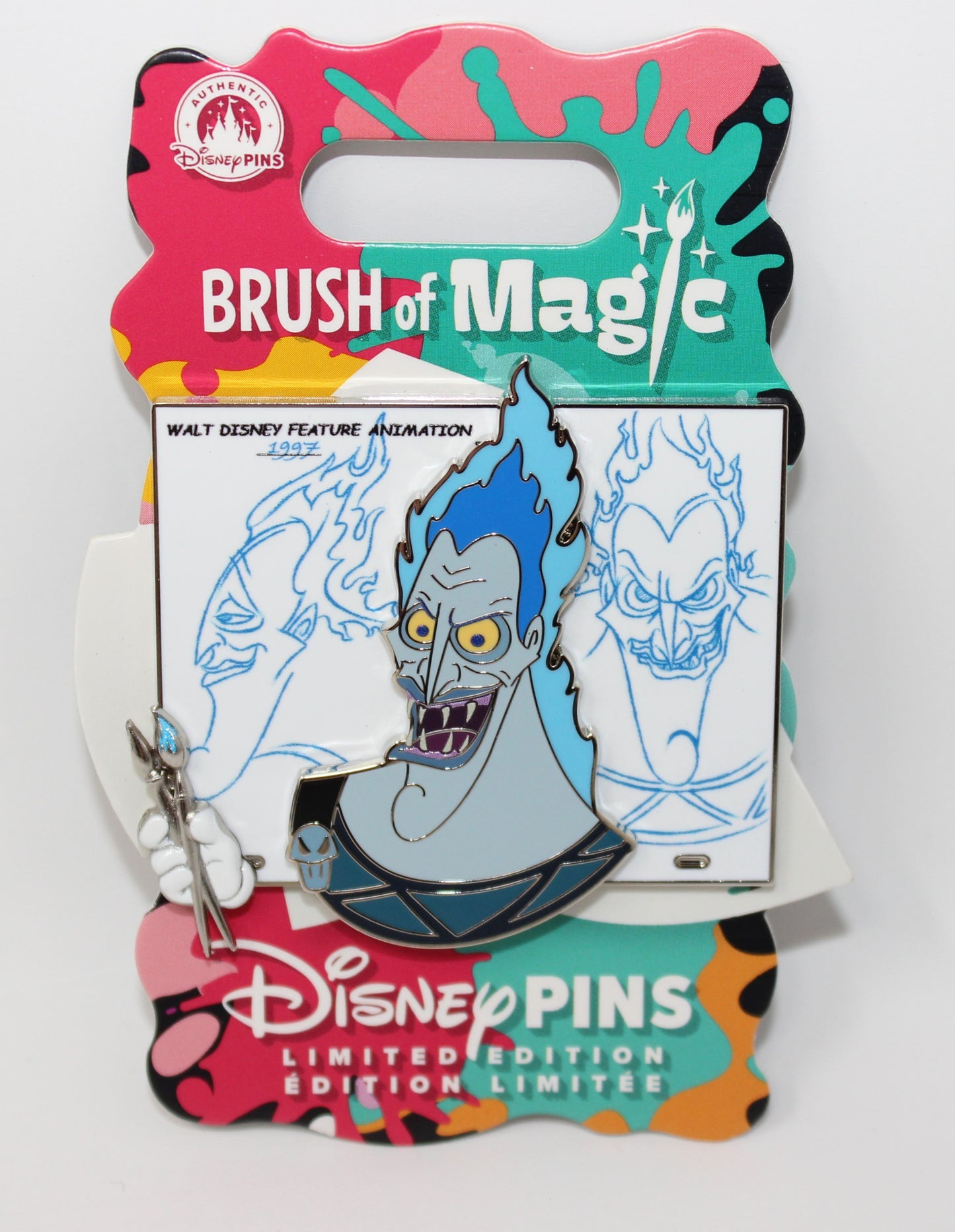 Hades Brush of Magic Limited Edition Disney Pin