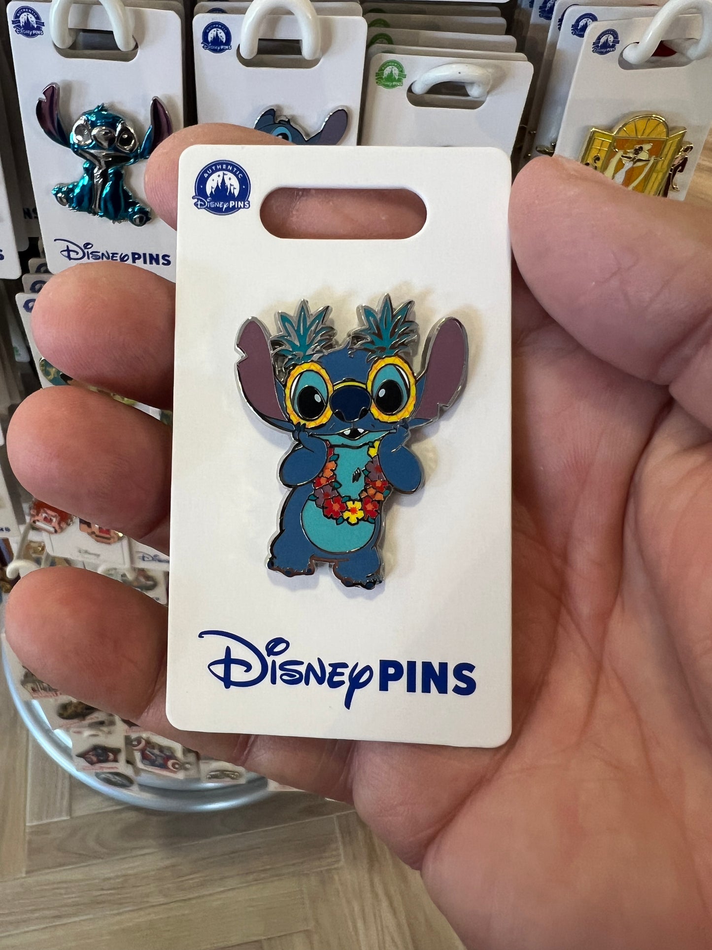 Stitch with Pineapple Glasses Disney Pin