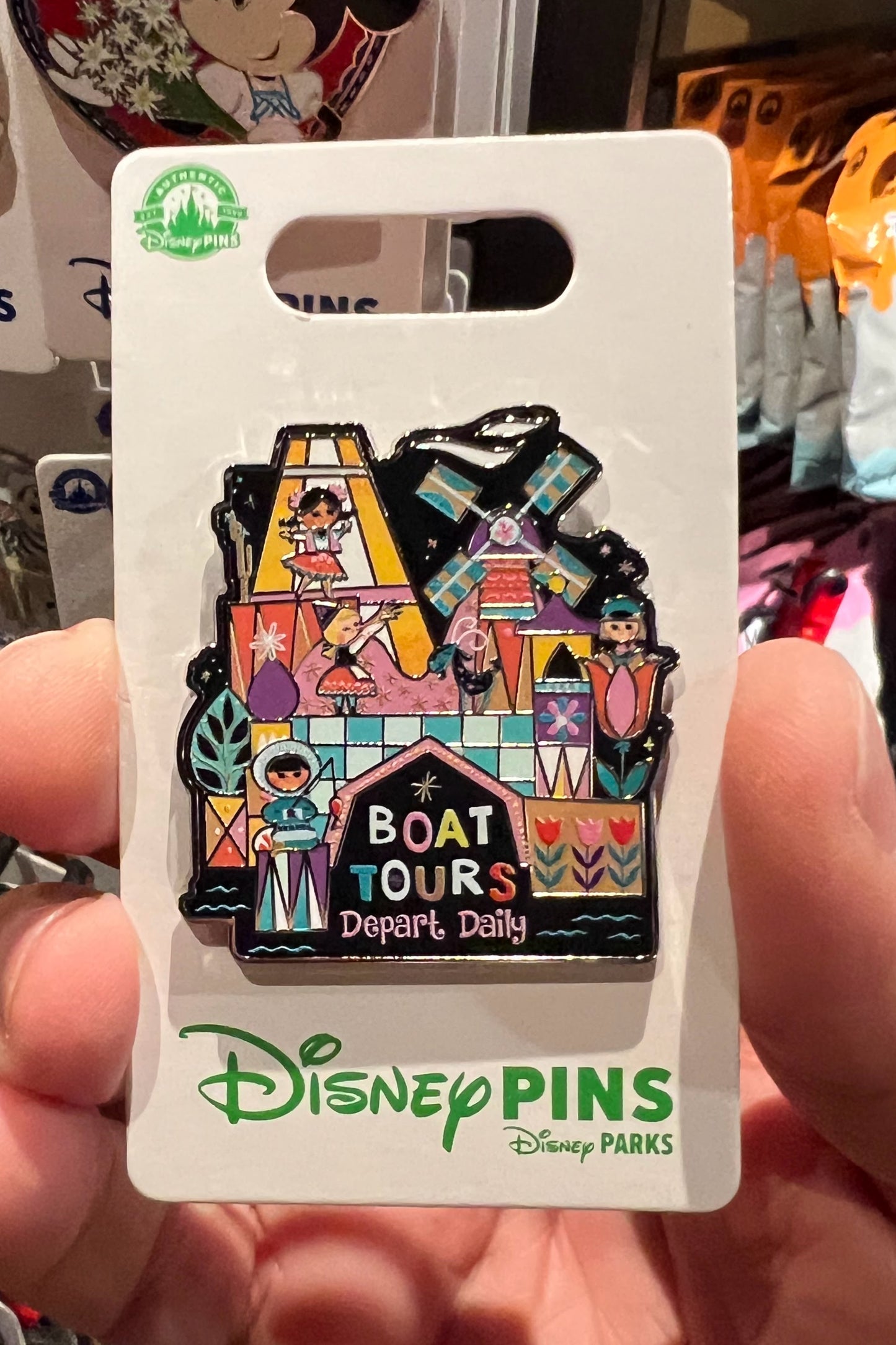 It's a Small World Boat Tours Disney Pin