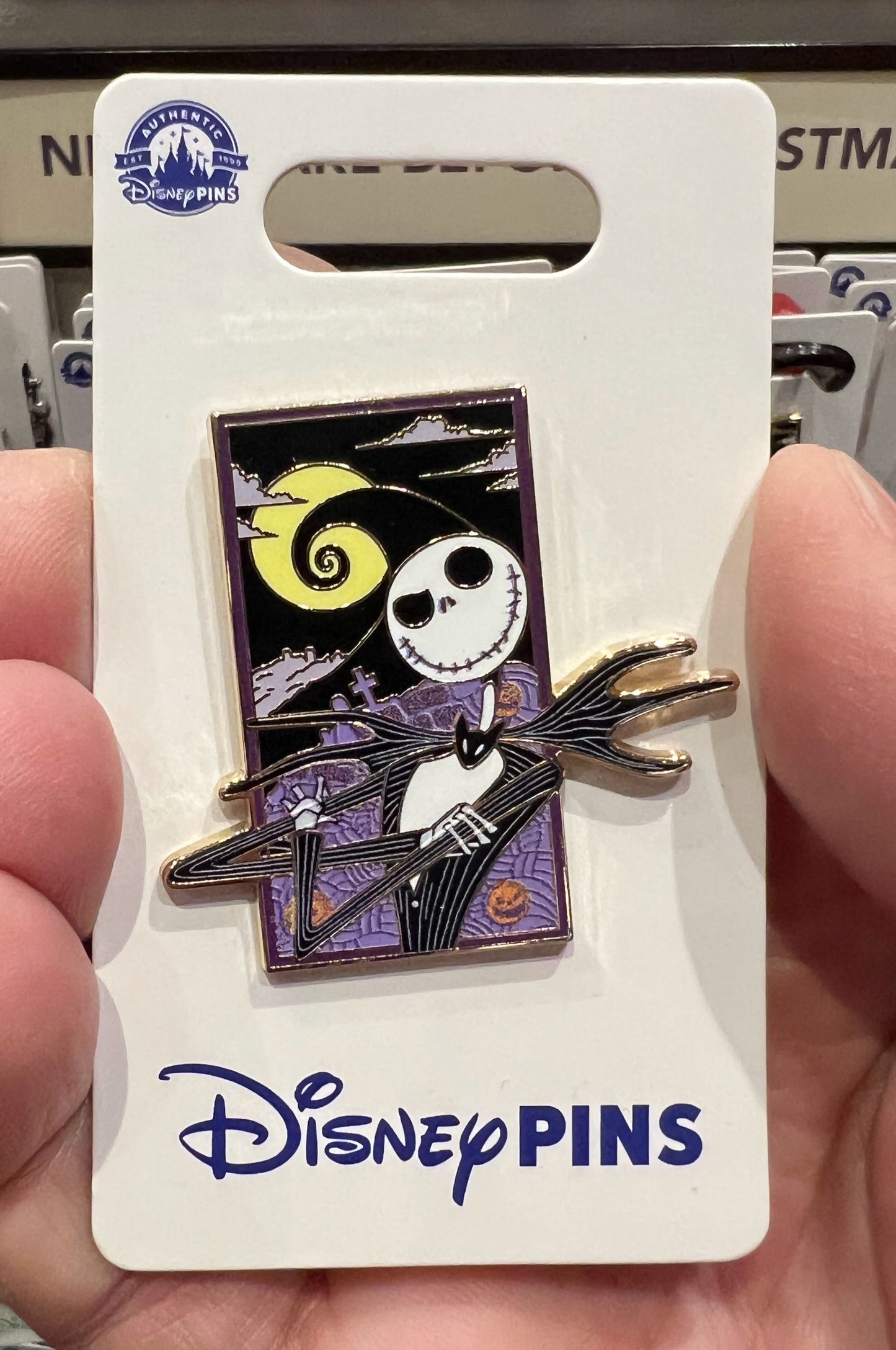Nightmare Before Christmas Jack Skellington Disney Pin