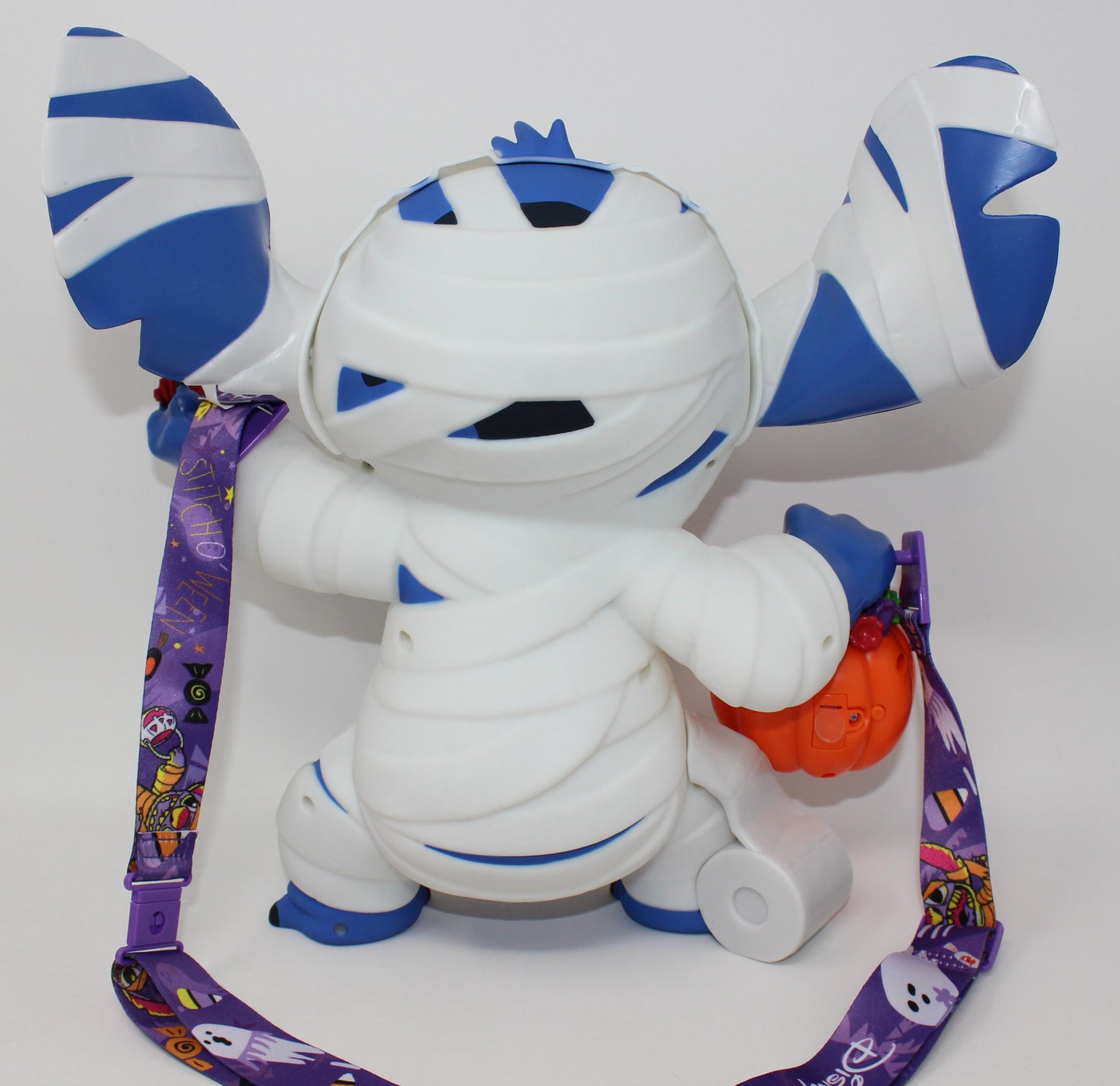 Mummy Stitch Glow in the Dark Light Up Disney Halloween Popcorn Bucket