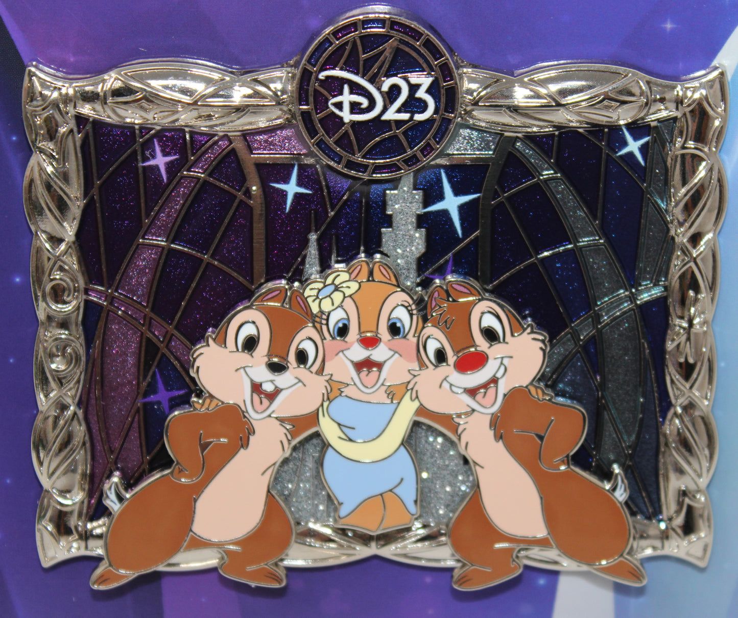 Chip Dale & Clarice 2026 D23 Premier Collection Disney Pin