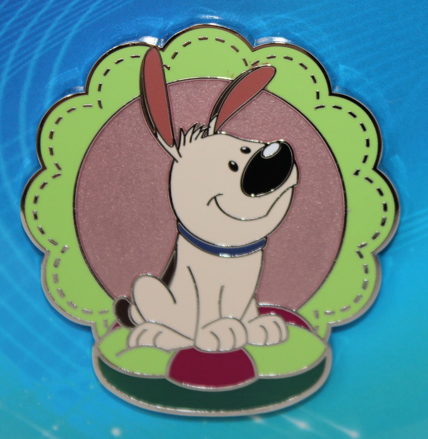 Little Brother Disney Dogs Best in Show Pink a la Mode Disney Pin