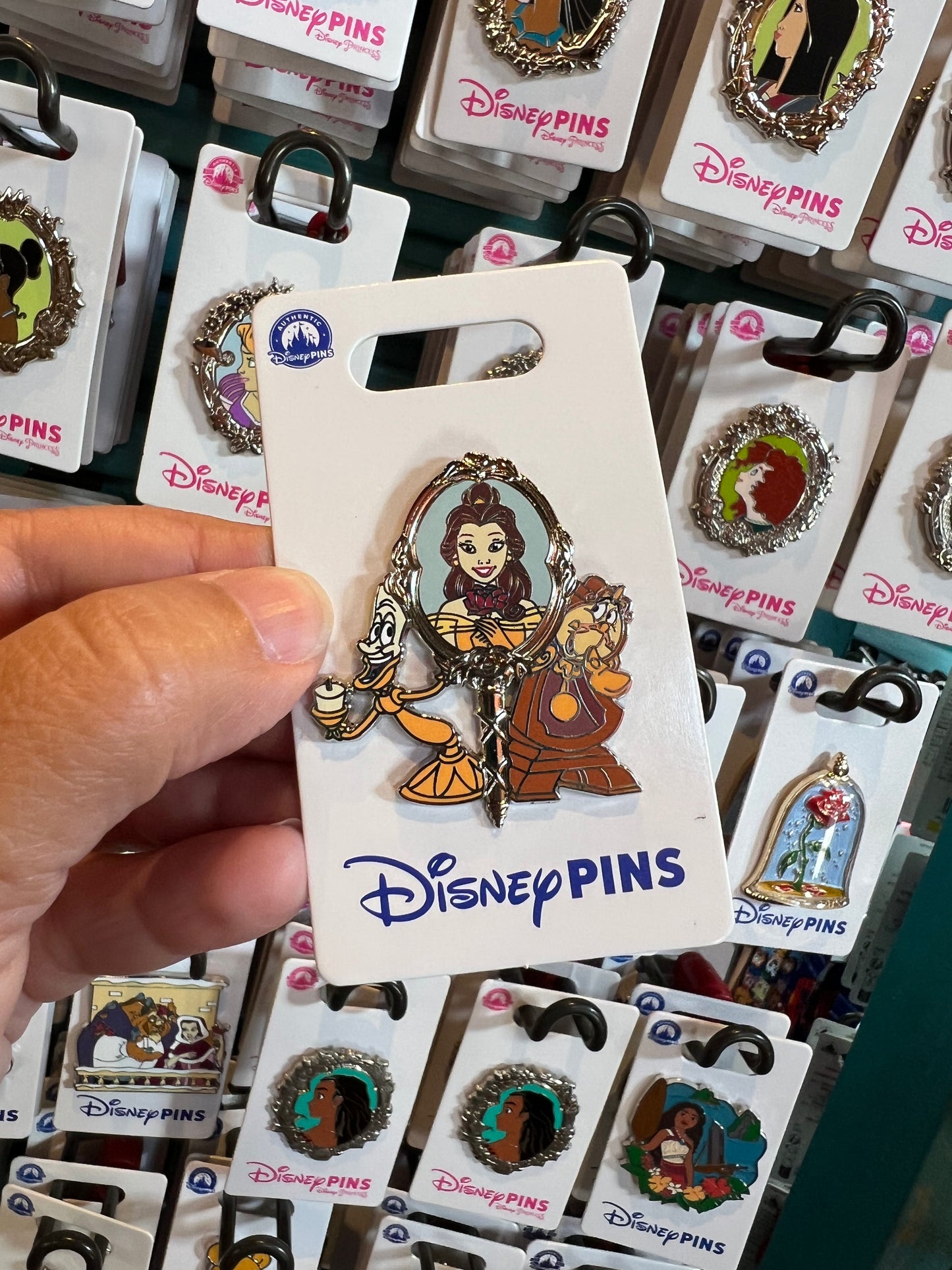 Beauty and the Beast Belle Reflection Disney Pin