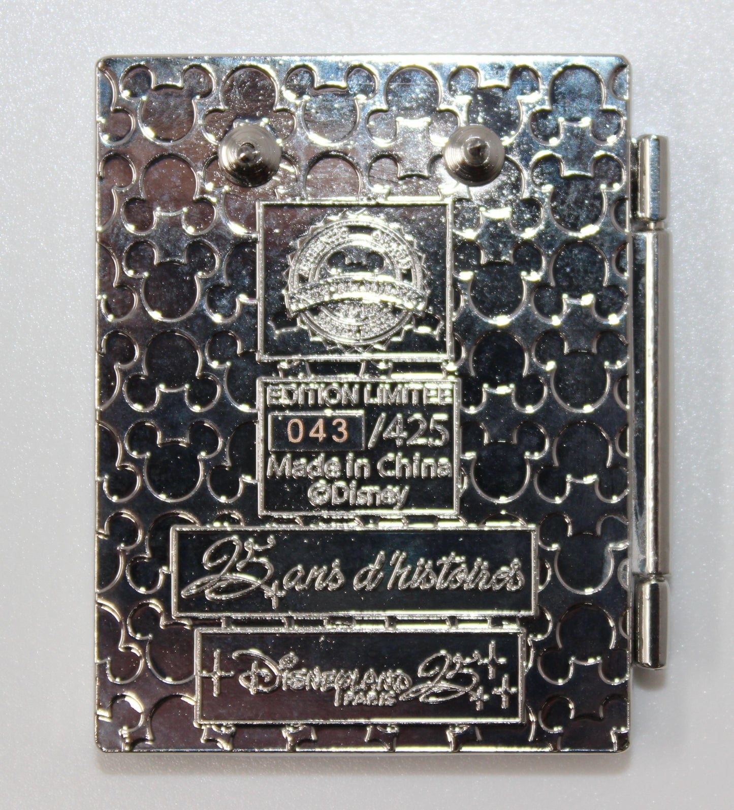 Genie 25 Years of History Disneyland Paris Disney Pin 043/425