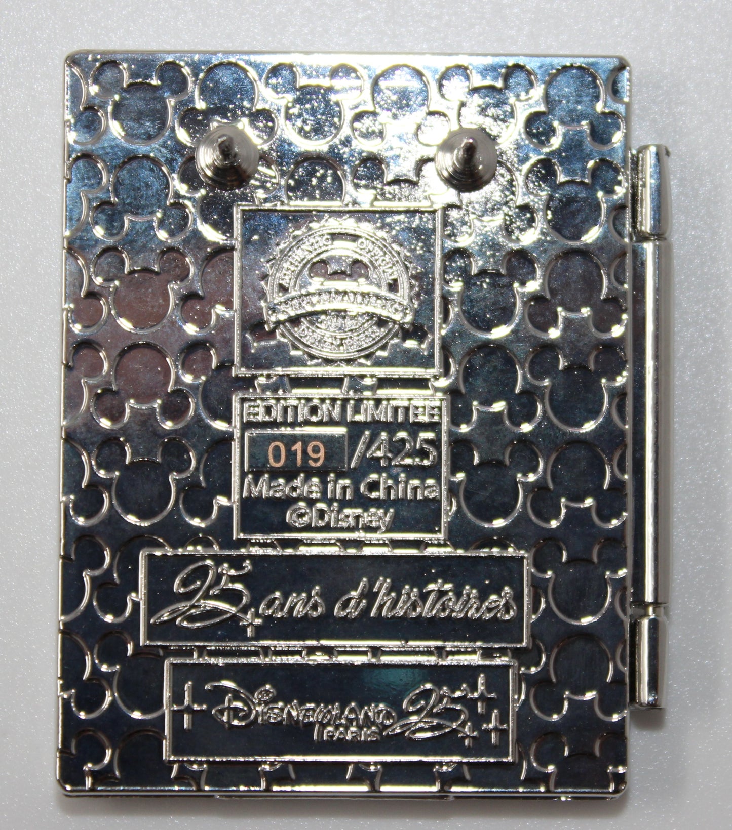 Aurora & Phillip 25 Years of History Disneyland Paris Disney Pin 019/425