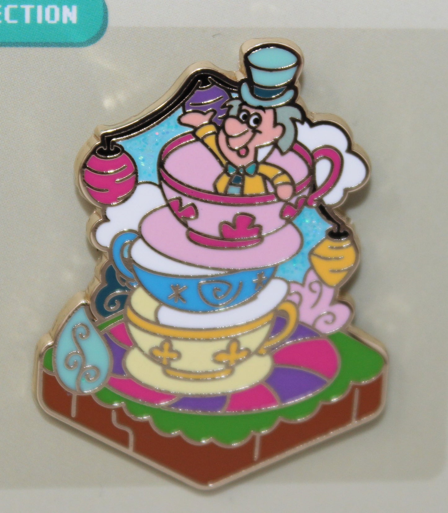 Hatbox Ghost Haunted Mansion & Mad Tea Party Disneyland Digitize Disney Pin Set