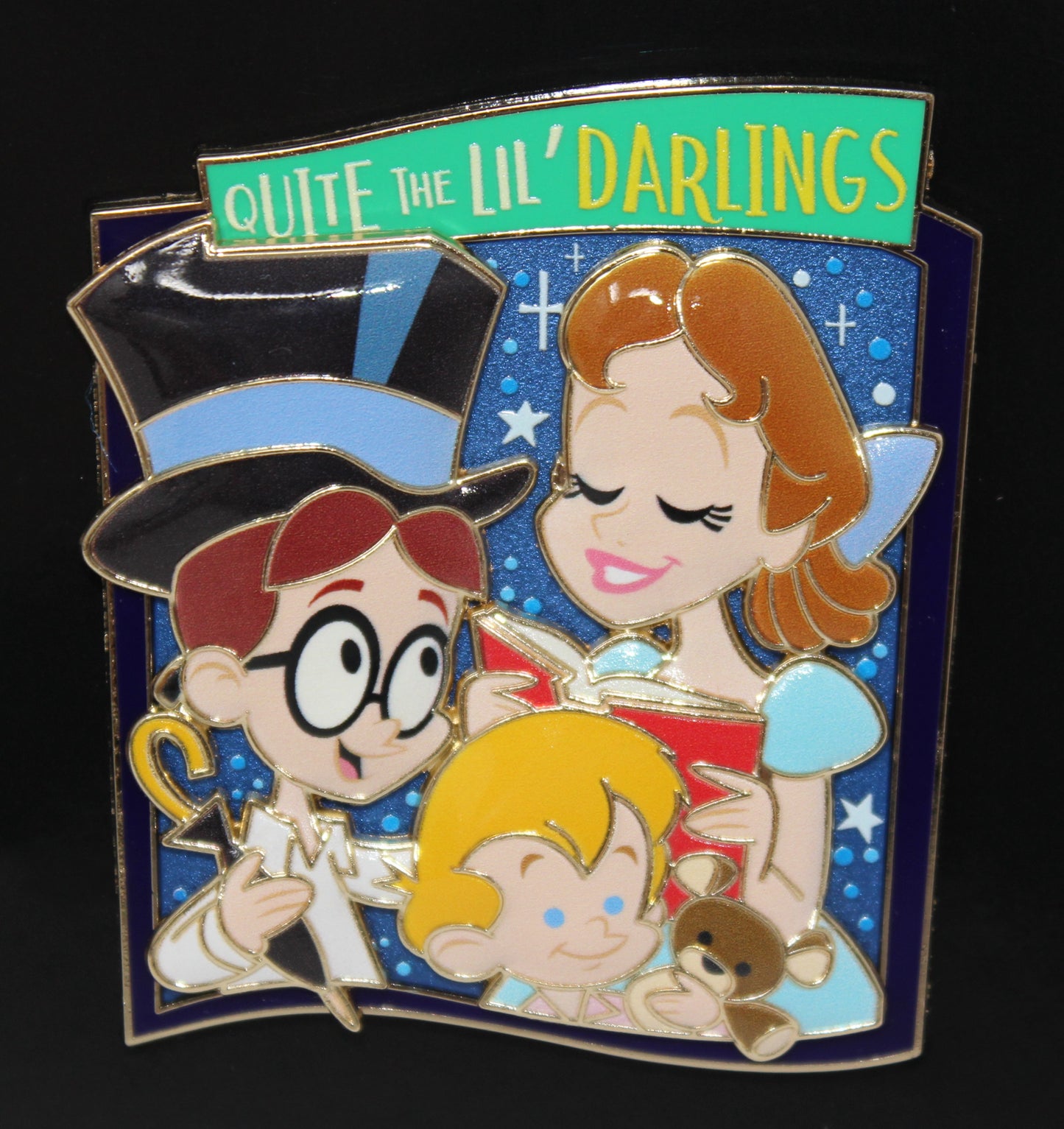 Wendy John & Michael Sibling Sayings Disney Employee Center Pin