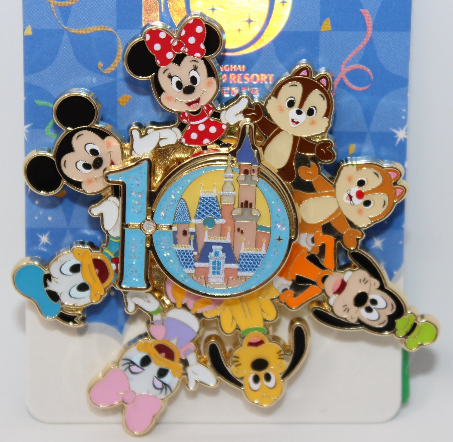 Mickey & Friends Shanghai Disneyland Spinner Disney Pin