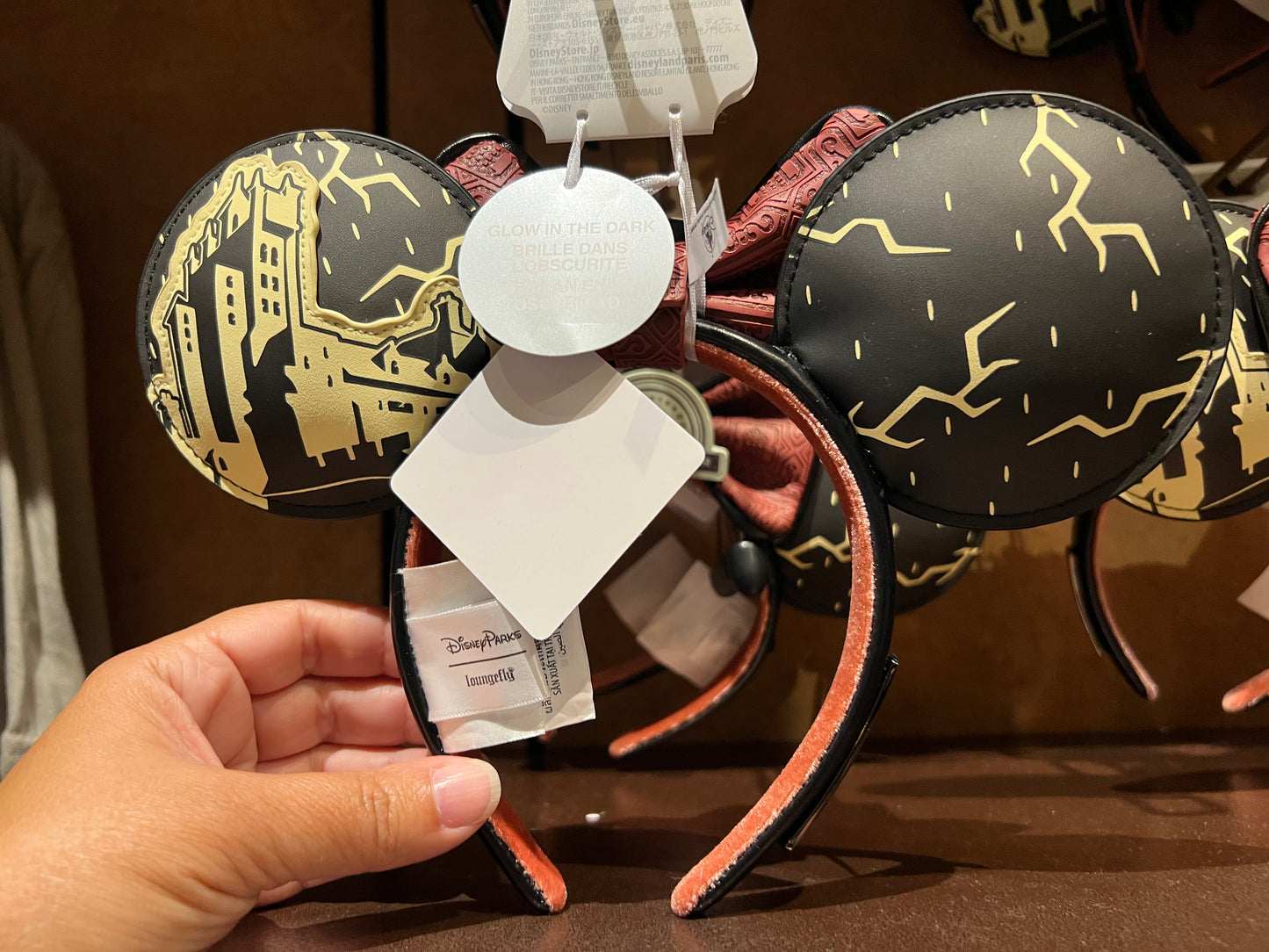 Tower of Terror Service Elevator Lenticular Minnie Mouse Ears Headband