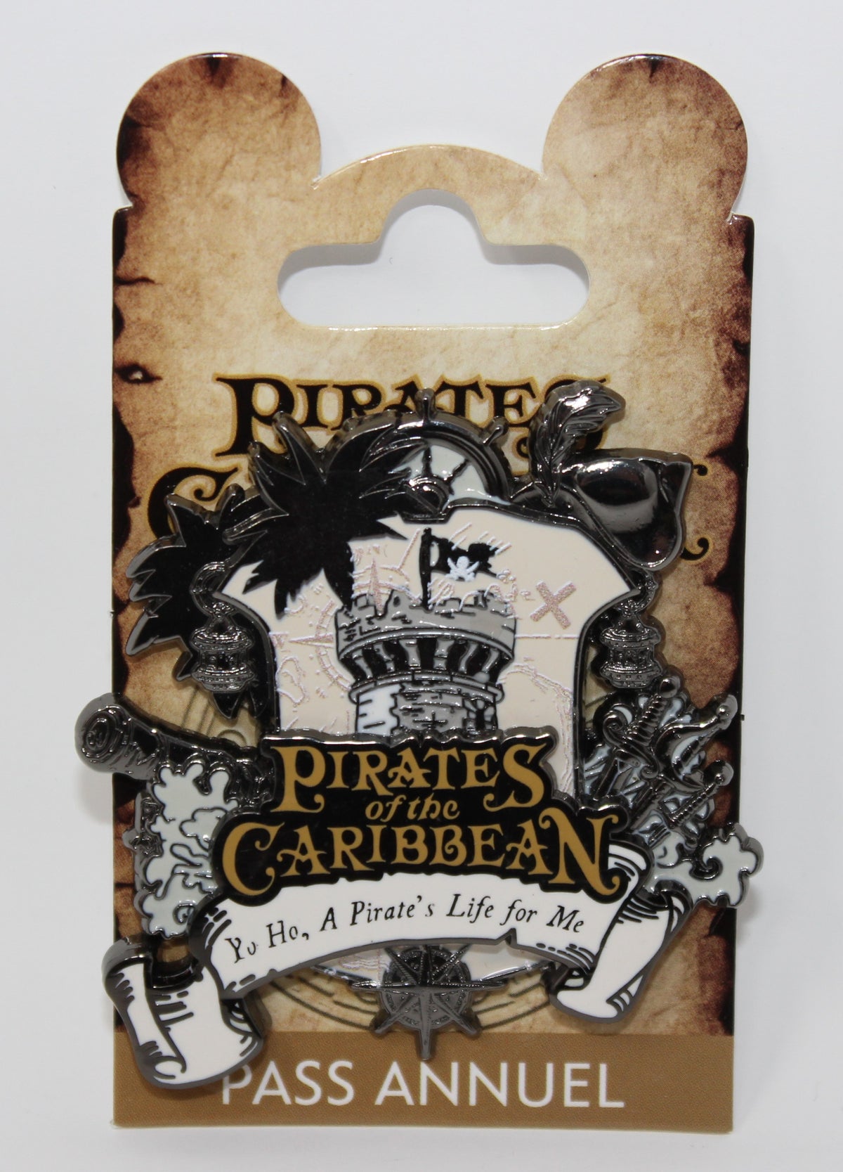 Pirates of the Caribbean Annual Passholder Disneyland Paris Disney Pin