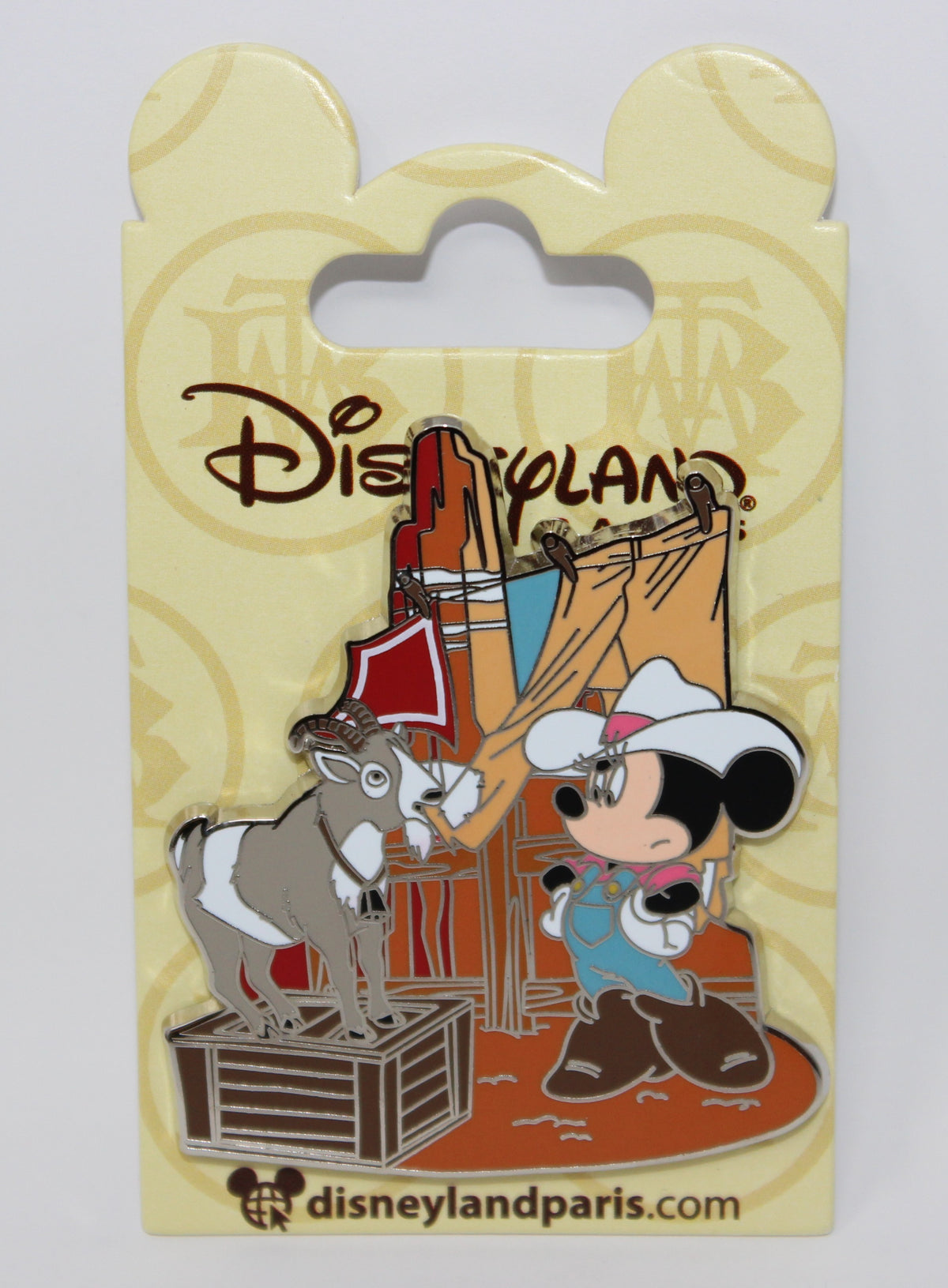 Minnie Mouse & Goat Thunder Mountain Disneyland Paris Disney Pin