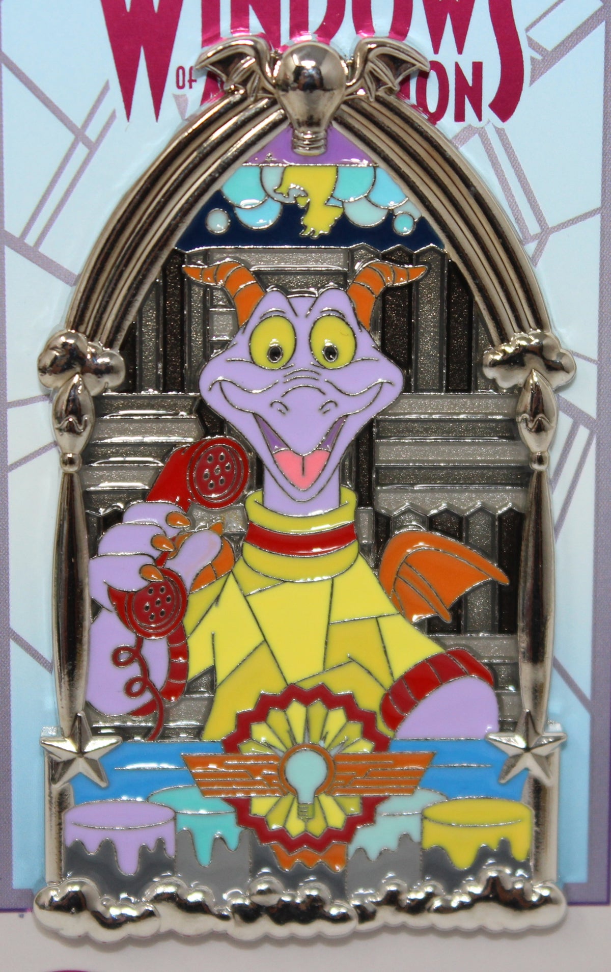 Figment Windows of Attraction Disney Pin