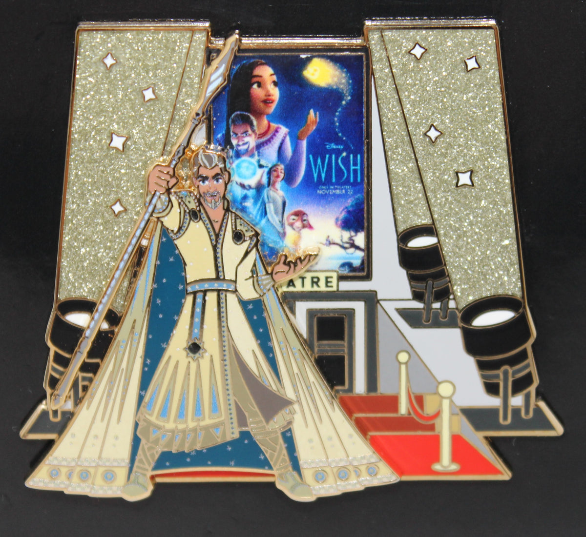 D23 2024 King Magnifico Villains Premiere Season WDCS Limited Edition Disney Pin