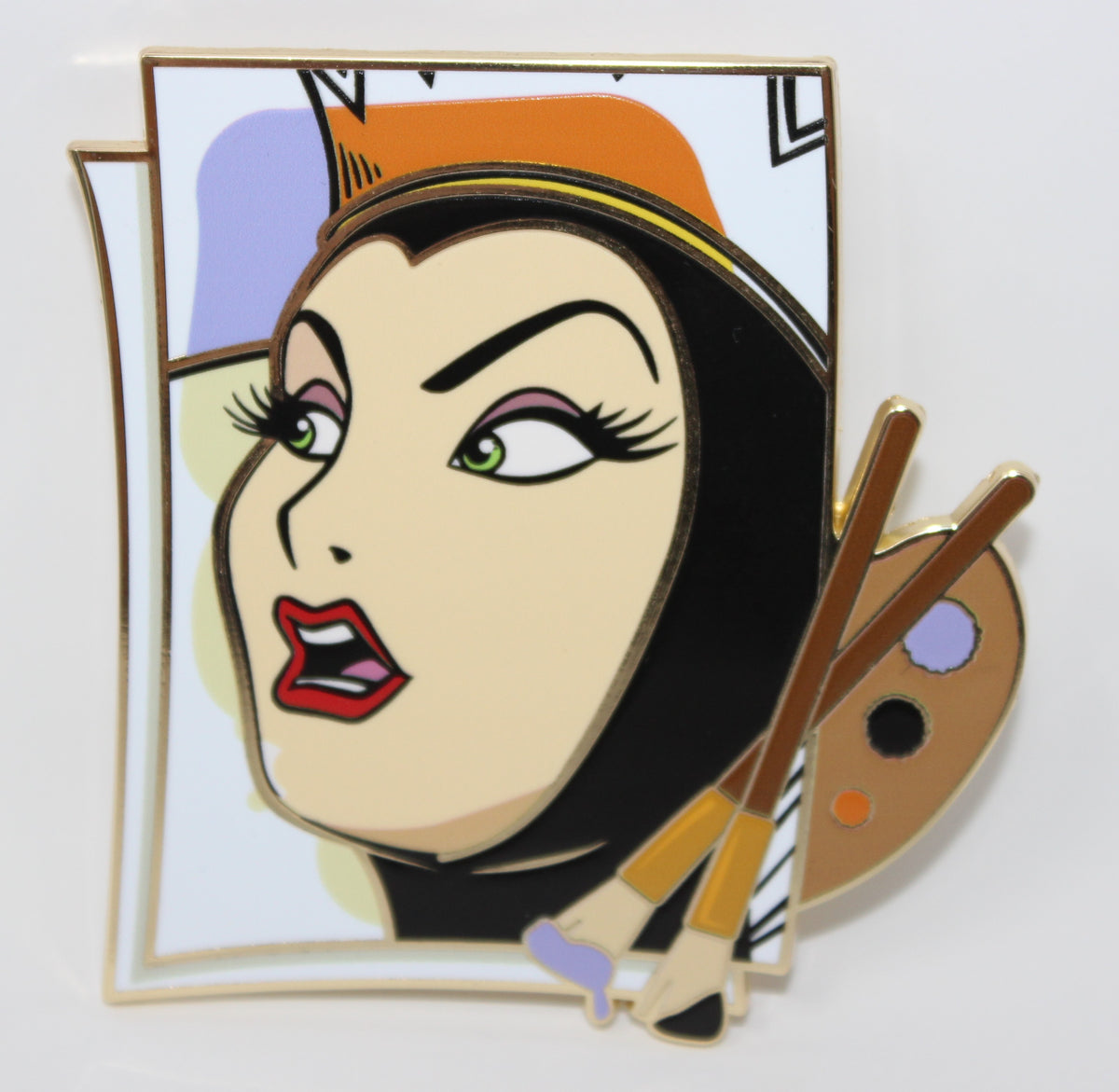 Evil Queen Paint and Paper Pink a la Mode Jumbo Mystery Pin