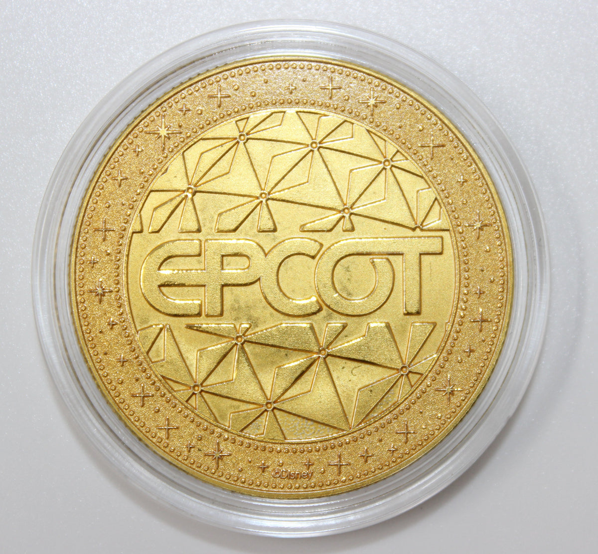 Chip & Dale Sunflower Epcot Disney Medallion