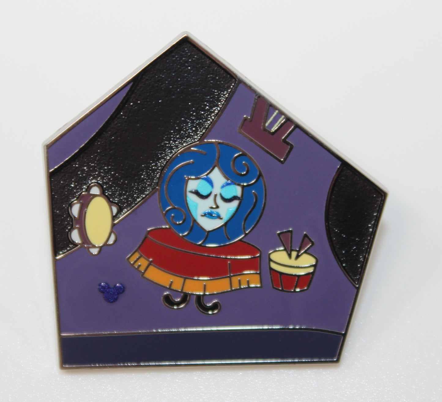 Madame Leota Haunted Mansion Attraction Map Puzzles Mystery Disney Pin