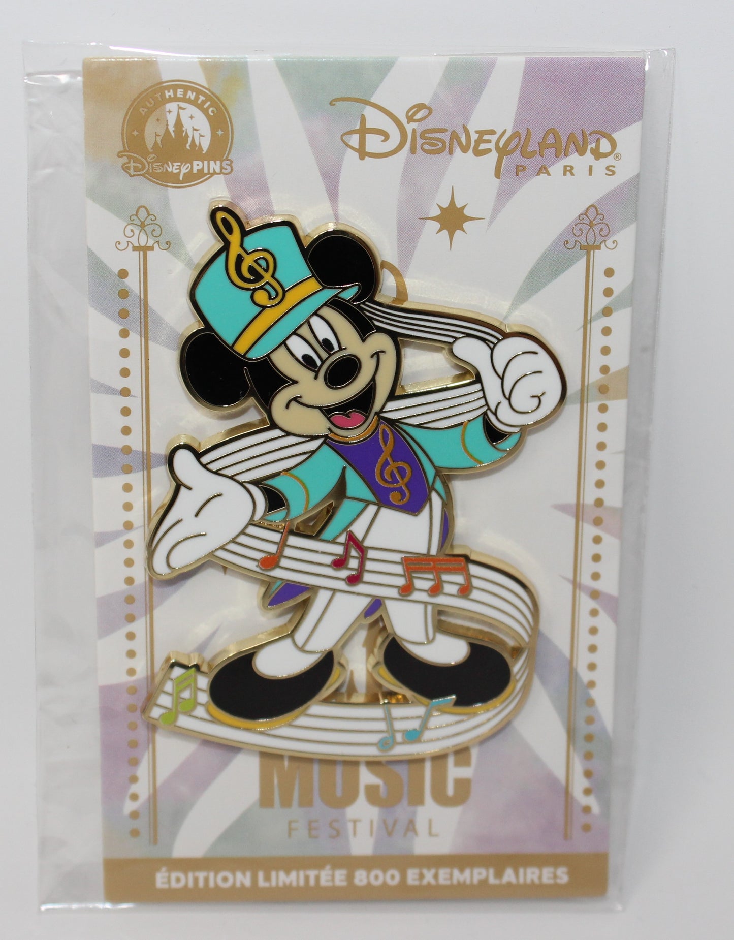 Mickey Mouse 2025 Music Festival Disneyland Paris Disney Pin