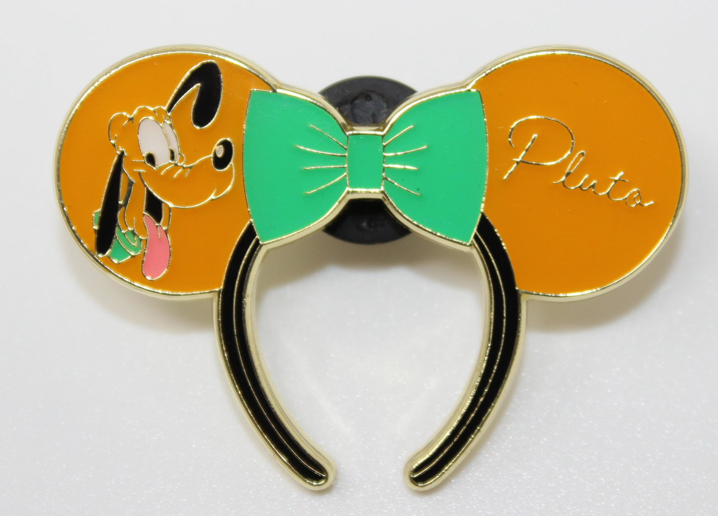 Pluto Mickey & Friends Signature Mickey Mouse Ears Mystery Loungefly Pin