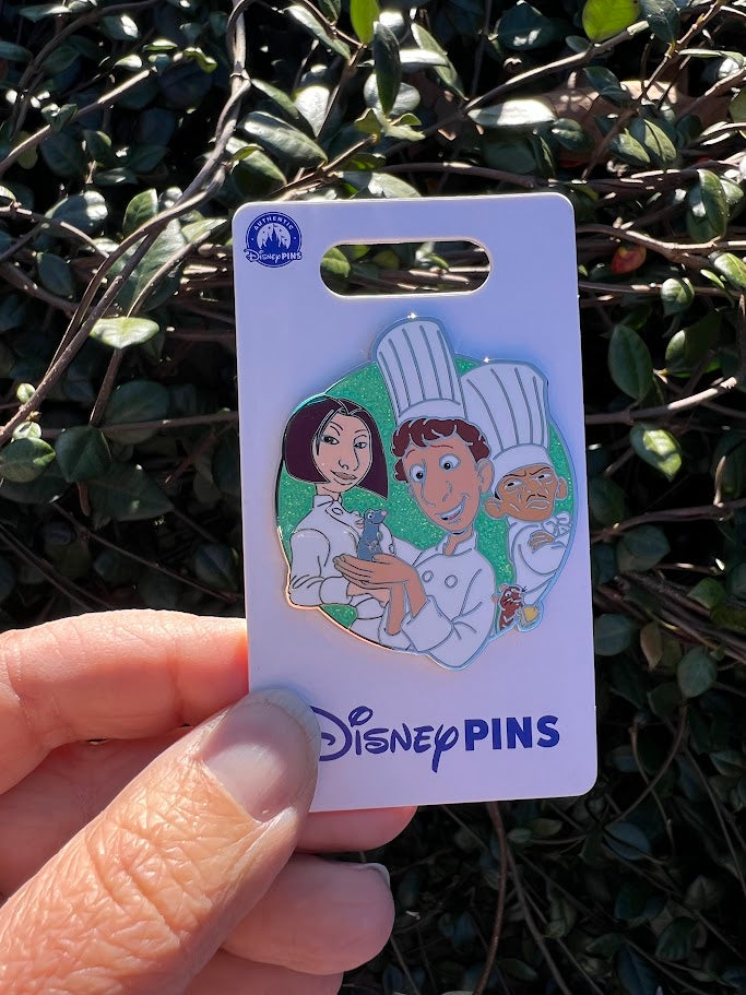 Ratatouille Characters Glitter Disney Pin