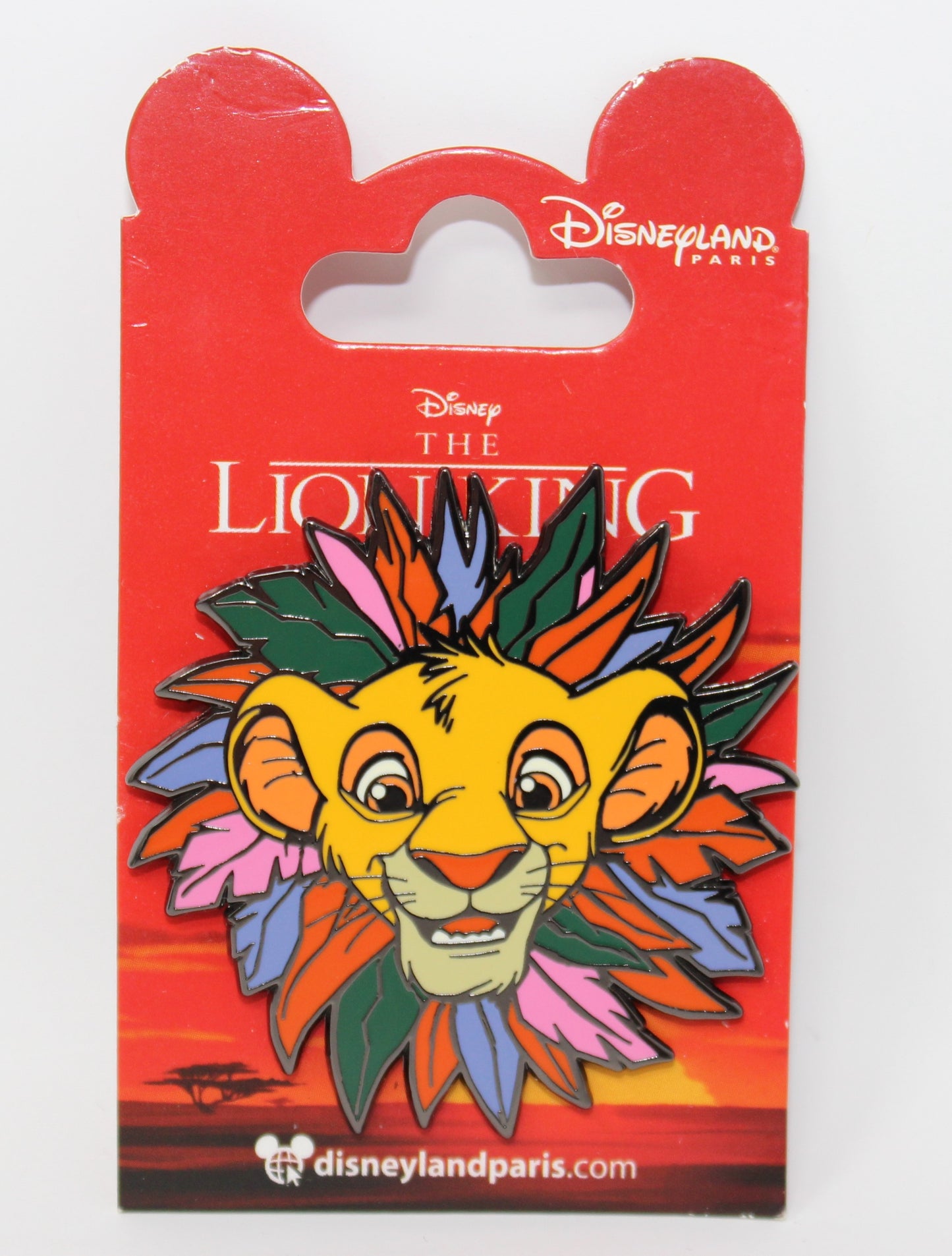 Simba with Leaf Mane The Lion King Disneyland Paris Disney Pin