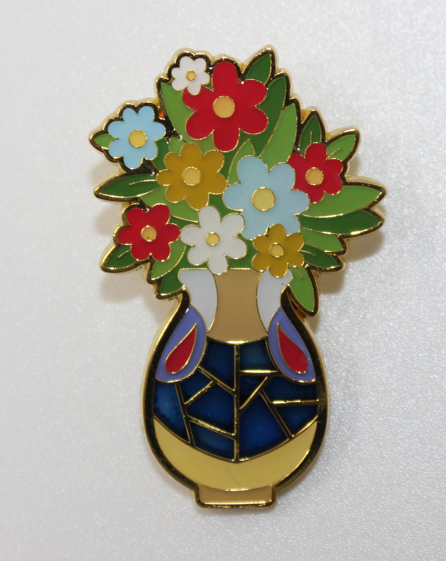 Snow White Disney Princess Flower Vase Stained Glass Mystery Loungefly Pin