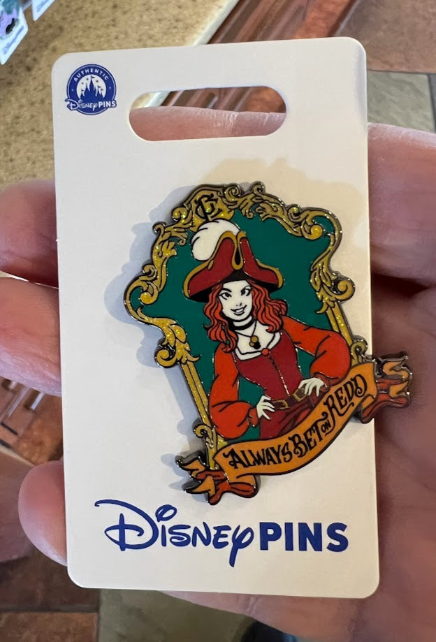 Always Bet on Redd Pirates of the Caribbean Disney Pin