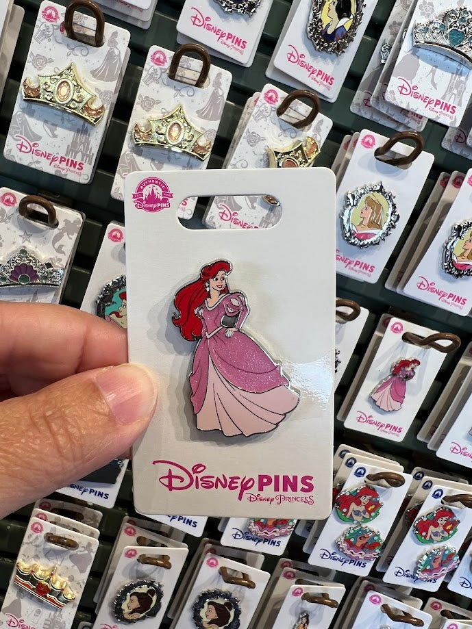 Ariel Glitter Dress Disney Pin