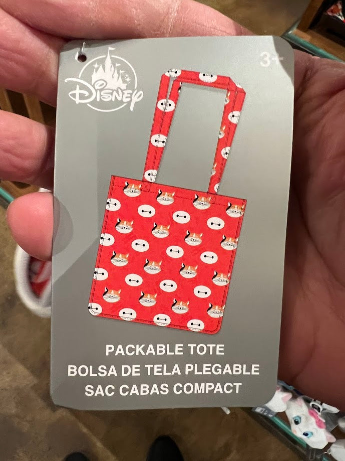 Baymax Disney Packable Tote
