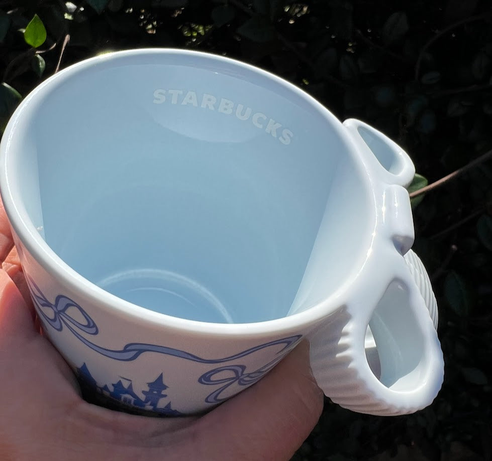 Blue Ribbons Walt Disney World Starbucks Mug 14 oz.