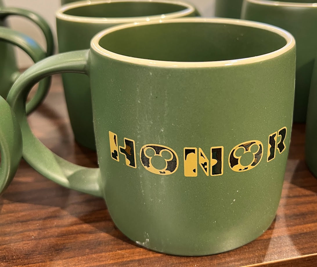 Camouflage Mickey Mouse Honor Mug 17 oz.