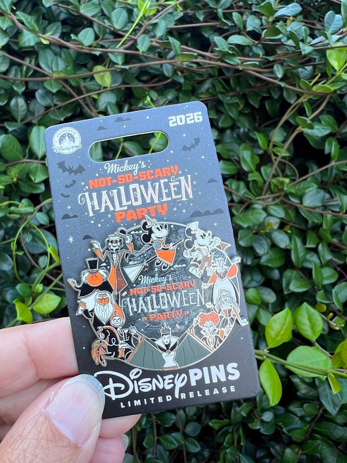 Characters 2026 Mickey's Not So Scary Halloween Party Logo Disney Pin