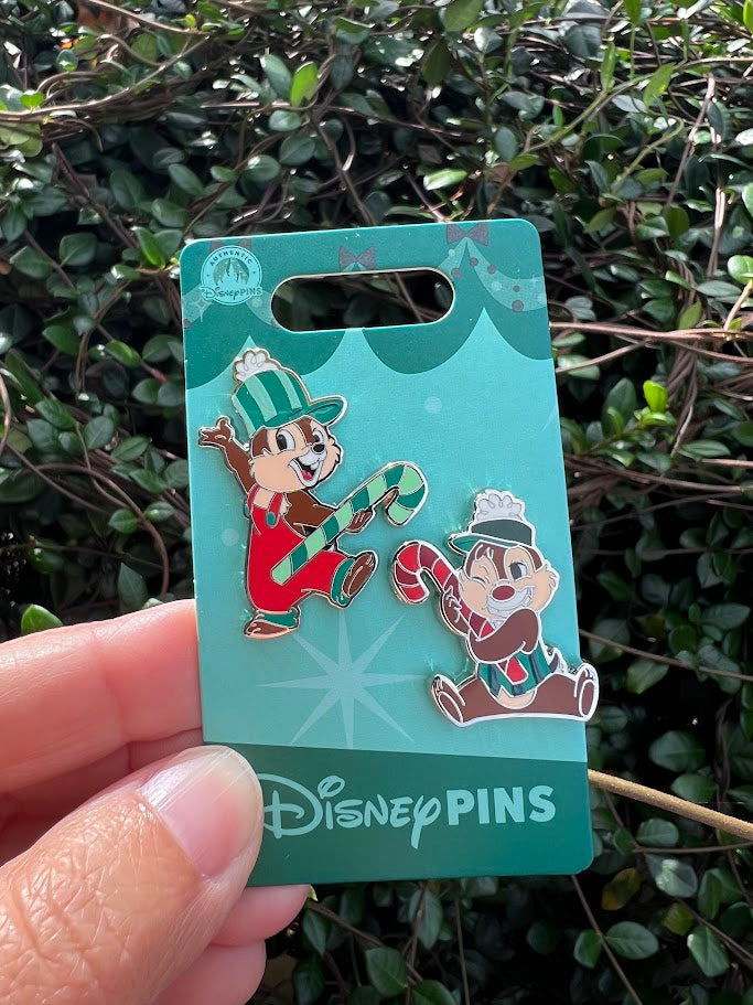 Chip & Dale Christmas 2026 Disney Pin Set