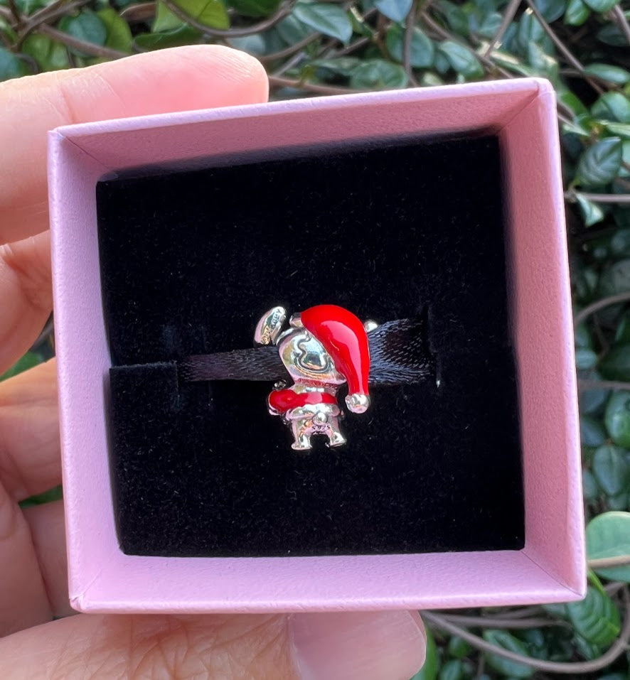 Christmas Stitch Eating Gingerbread Pandora Charm