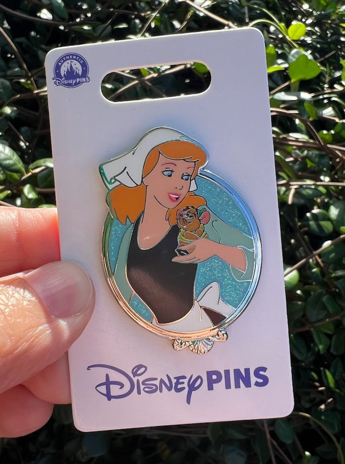 Cinderella & Gus Disney Pin