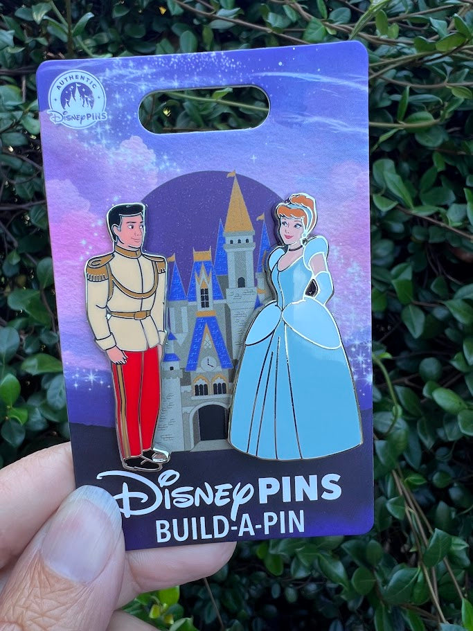 Cinderella & Prince Charming Build-A-Pin Disney Pin Set