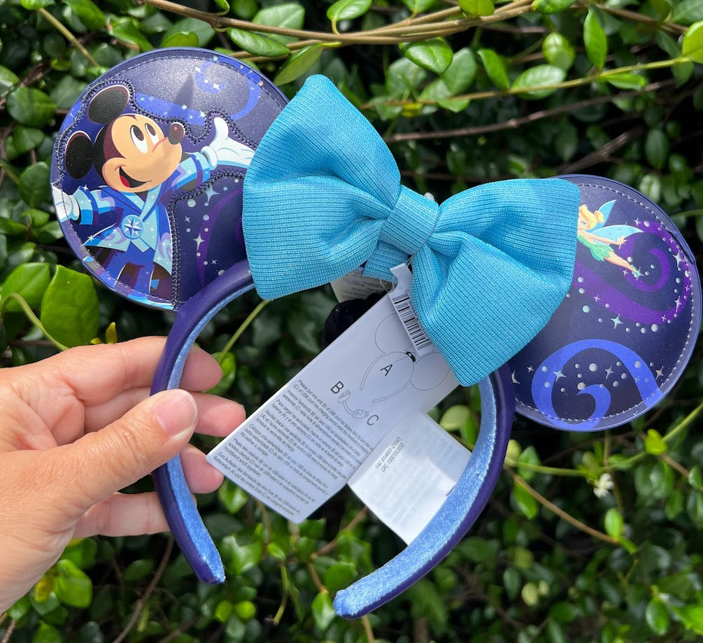 Disney Starlight Parade Light Up Minnie Mouse Ears Headband