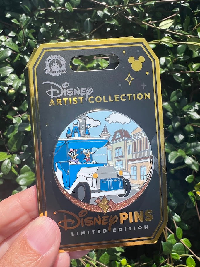 Donald & Daisy Main Street USA Artist Collection Disney Pin