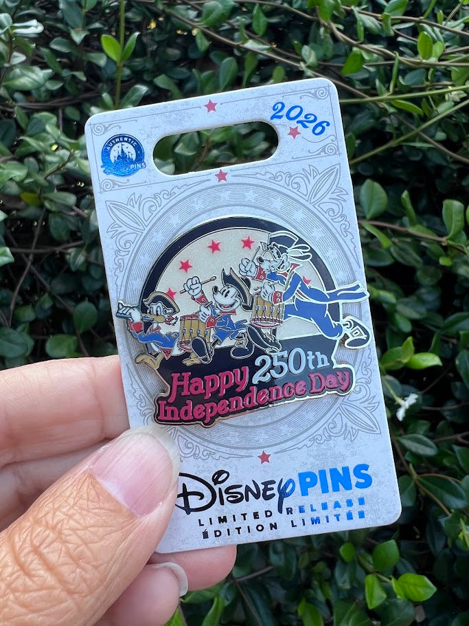 Donald Mickey & Goofy Happy 250th Independence Day Limited Release Disney Pin